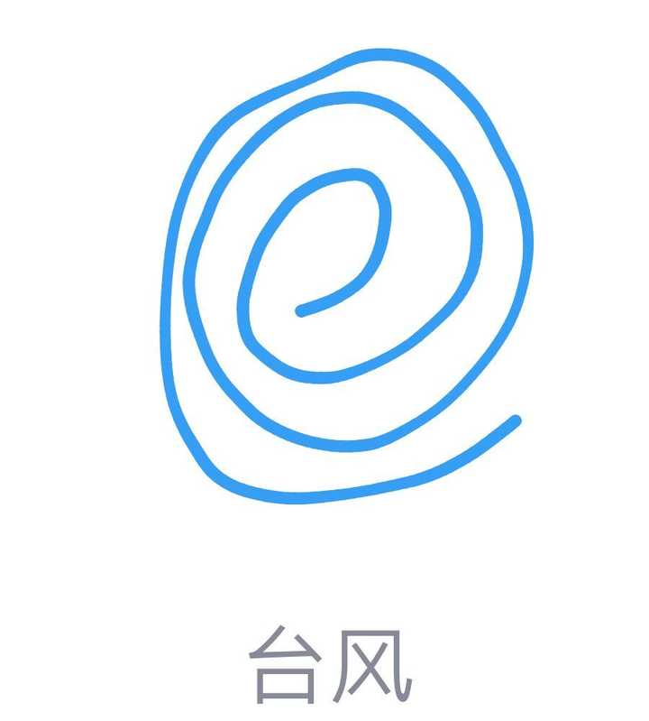 qq画图红包里的台风怎么画啊,自闭了?