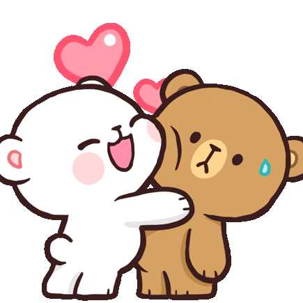 一只白熊和一只棕熊情侣的表情包,在收集,求图? - 知乎
