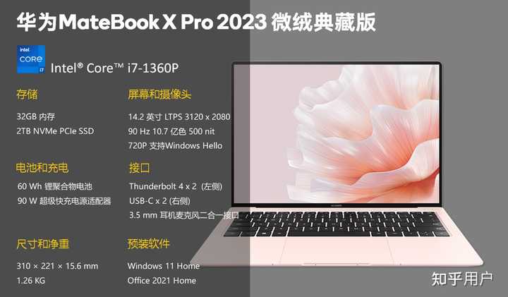 如何评价华为5 月18 日发布的华为MateBook X Pro 2023 ？ - 知乎