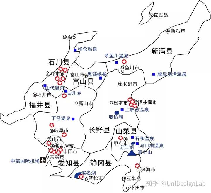 日本中部有哪些地方可以推荐呢 知乎