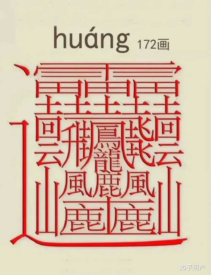 汉字中笔画最多的字是哪个?笔画最少的字又是哪个? - 知乎