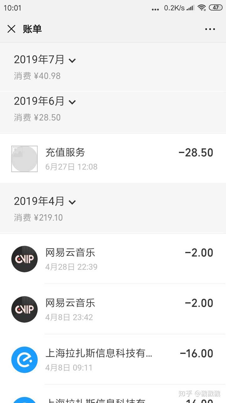 会,看这是我微信账单