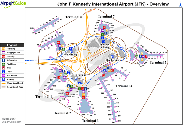 拉瓜迪亚机场平面图图片