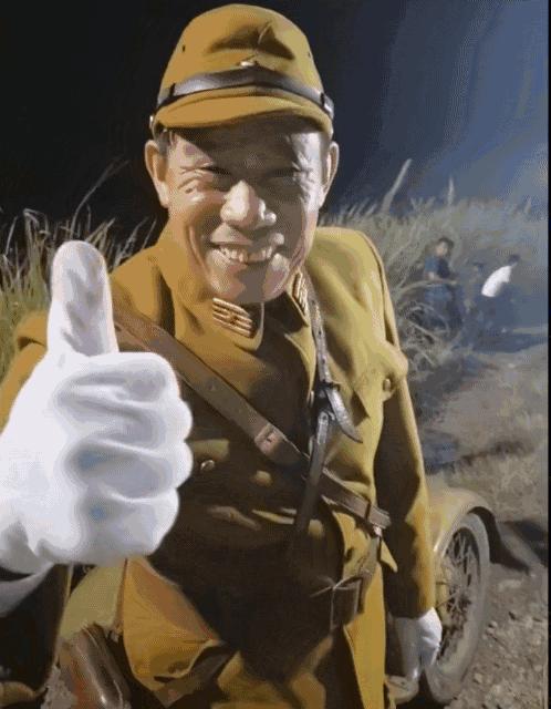 日本大佐竖大拇指图片图片