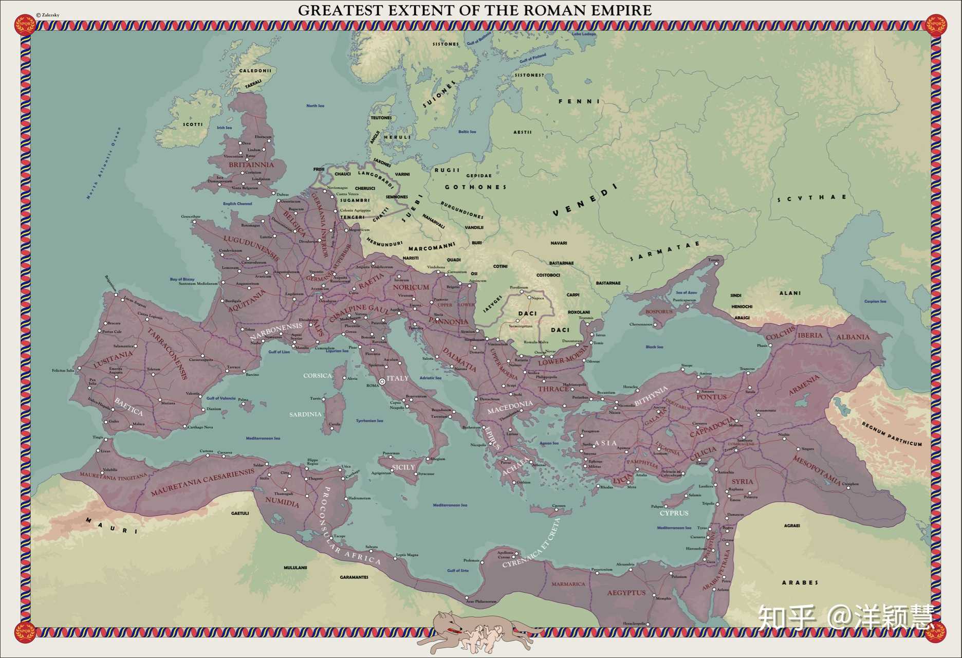 罗马帝国版图最大图片