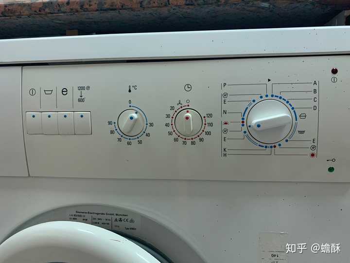 求大神指教西门子洗衣机功能图标的意思和问使用方法
