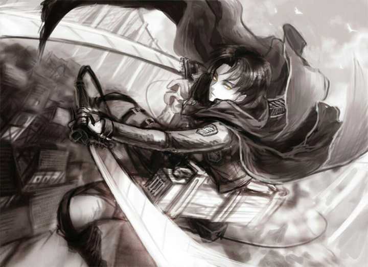 《进击的巨人》的op《红莲の弓矢》,每次听到都热血沸腾啊!