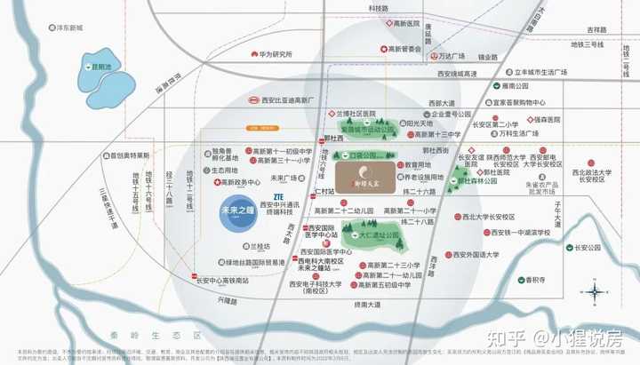 西安高新三期“未来之瞳”附近区域,10年后将发展成什么样? - 知乎