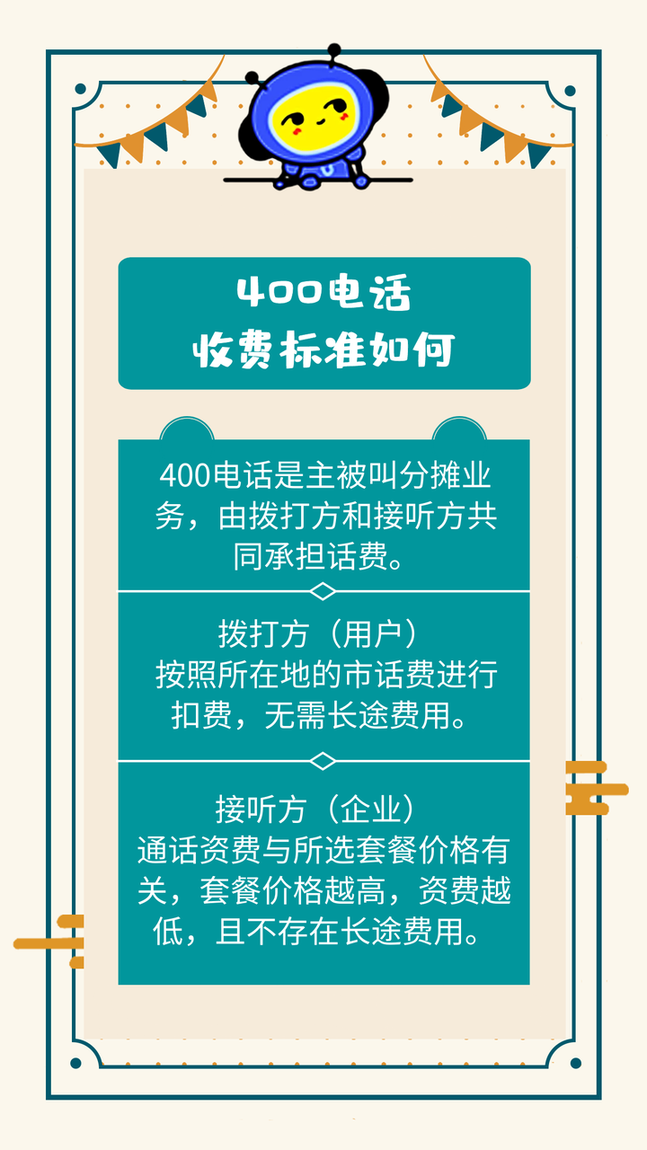 400电话600一年续费多少钱