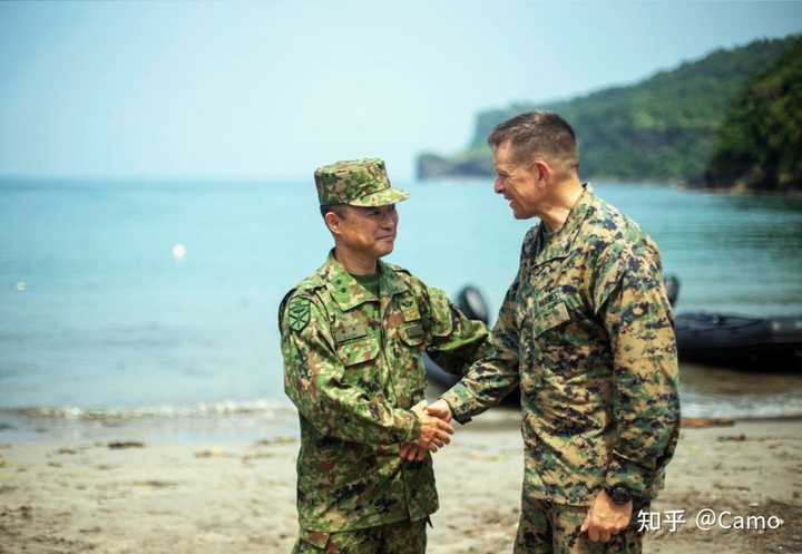 如何评价日本自卫队和韩国国军的不同军种间的制服设计以及他们的单兵作战装备 包括武器 知乎