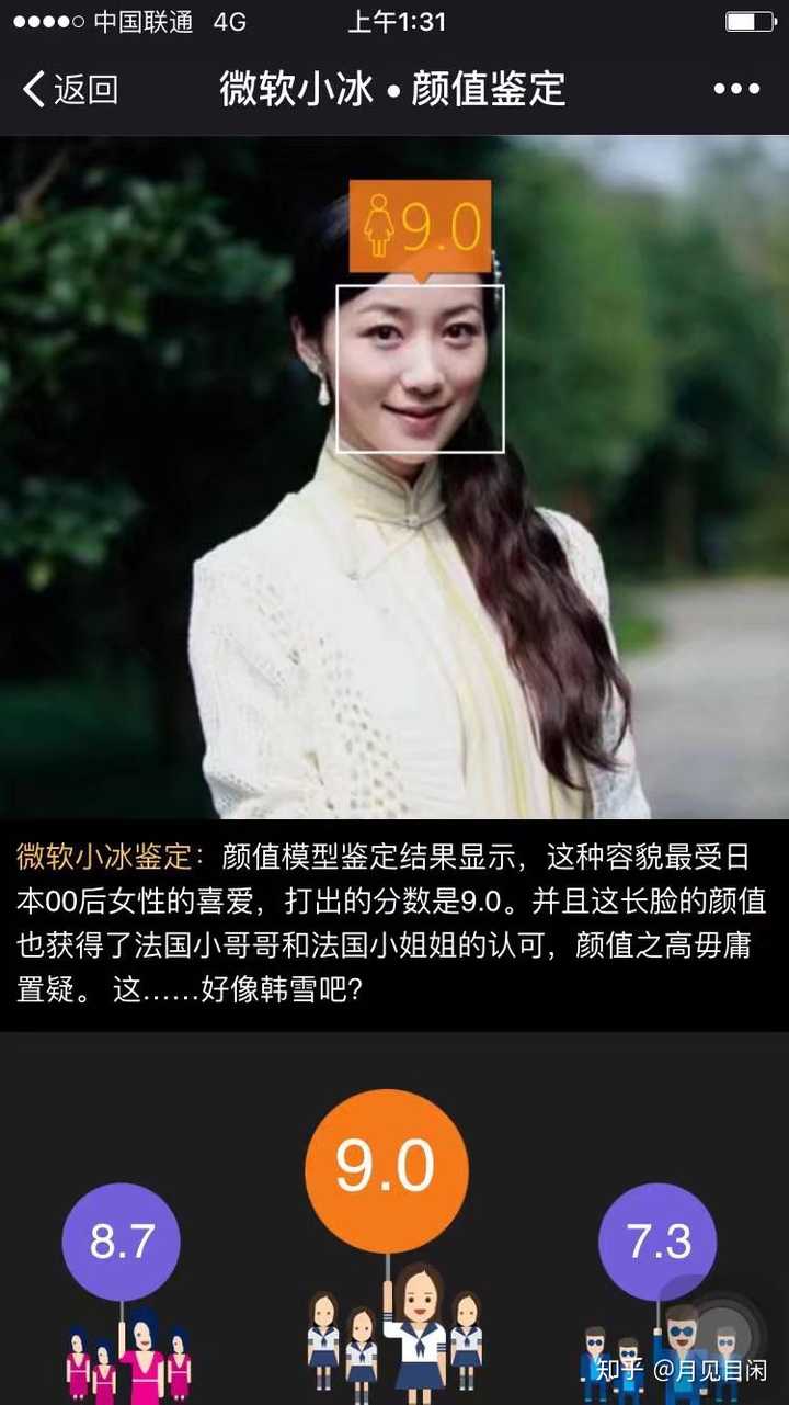 微软小冰测颜值是否比较准 为什么 知乎