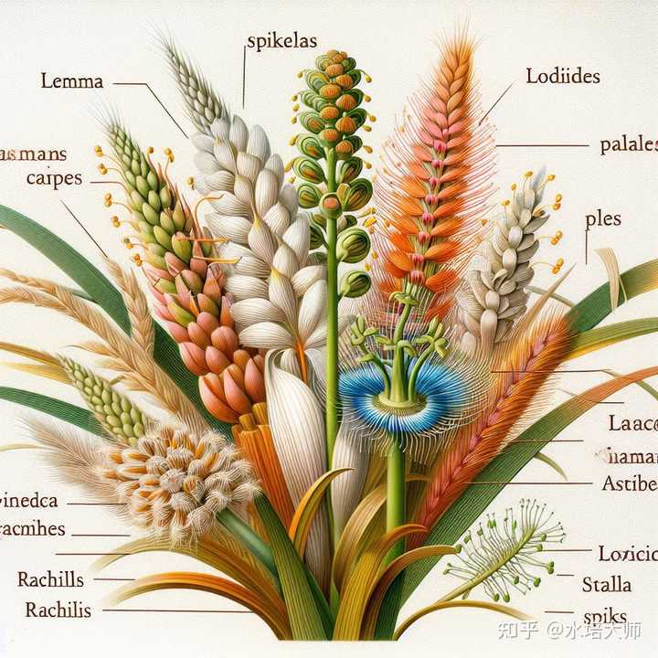 禾本科植物花的结构特点是什么? - 知乎
