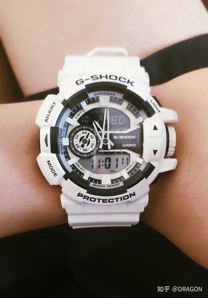 卡西欧 ga400—01  白武士.