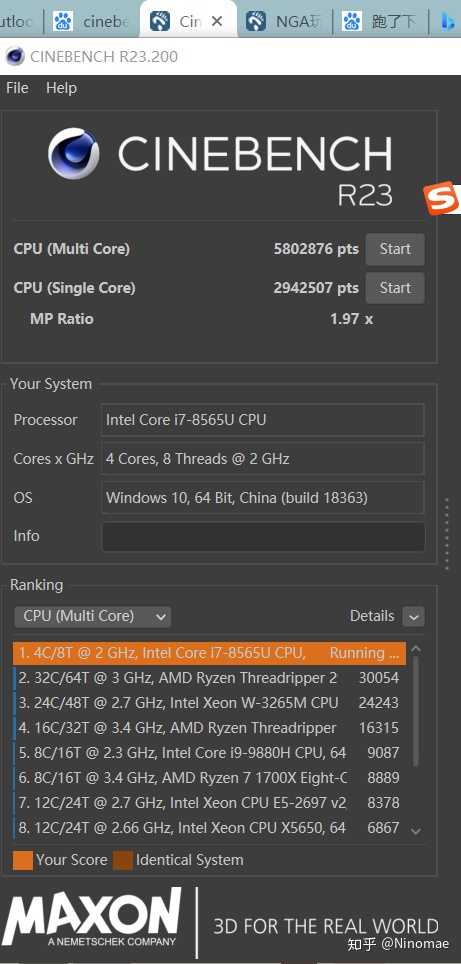 如何评价 CINEBENCH R23 测试，和 R20 以及 R15 的区别在哪？ - 知乎