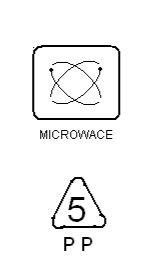 塑料微波标志图案图片
