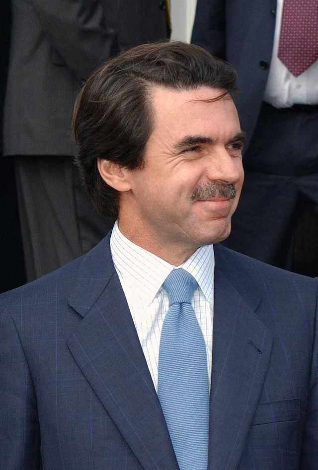 西班牙首相何塞·玛丽亚·阿斯纳尔josé maría alfredo aznar