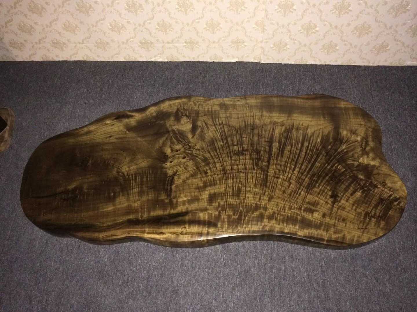 阴沉金丝楠满水波干泡茶盘