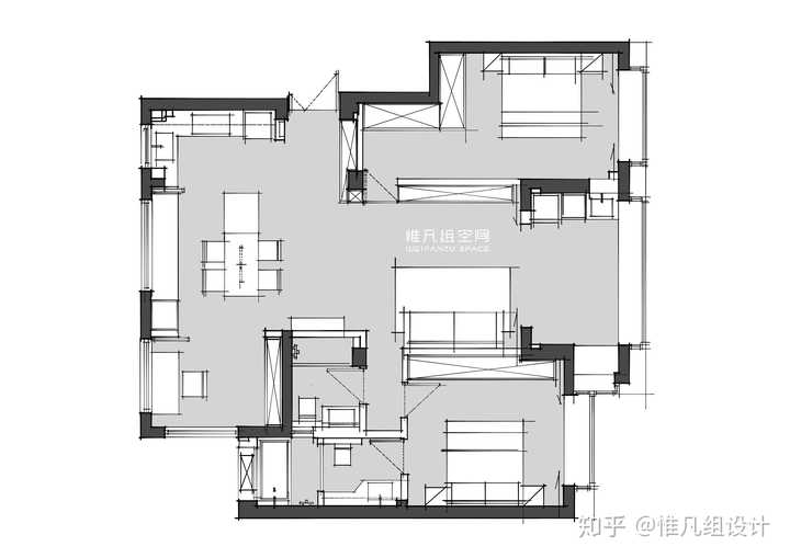 装修厨房中岛台连接餐桌如何设计