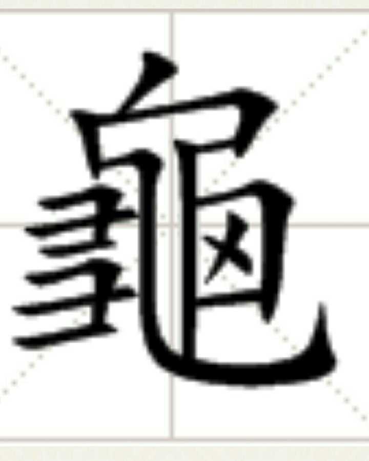 「龜」(龟)字的笔顺是什么? - 知乎