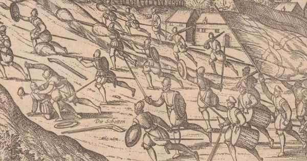 16-17 世纪的战阵中火枪兵在敌人骑兵 / 近战步兵接近时如何应对？
