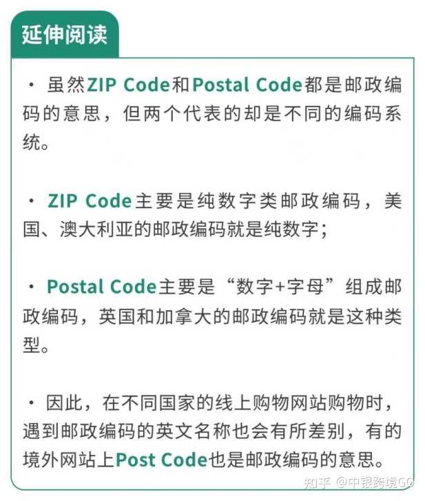 信用卡海外支付,Zip/Postal Code怎么填? - 知乎