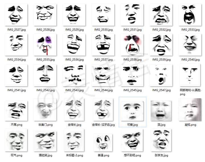 人脸表情包制作图片