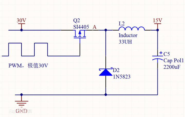 buck 电路原理图 图片来源见水印