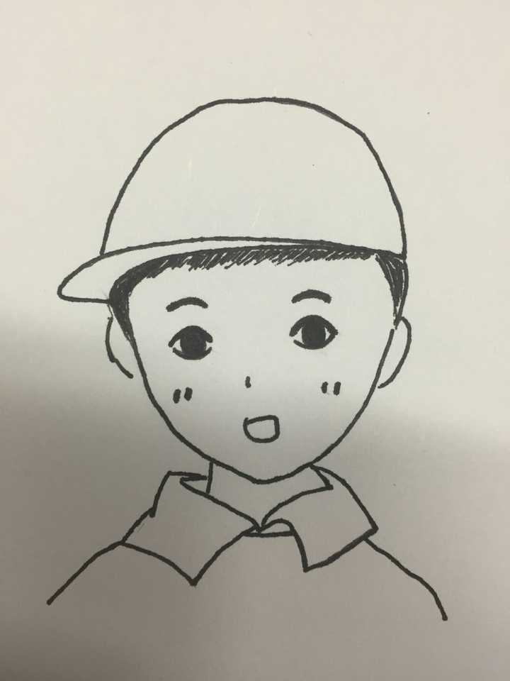 我很喜欢的男孩子小时候照片.是我最用心画的最好的.