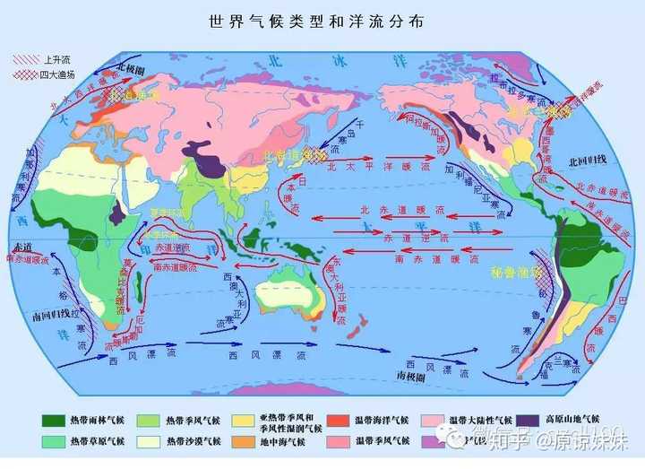 为什么东南信风能越过赤道？赤道低气压带不只北移了5度吗？ - 知乎