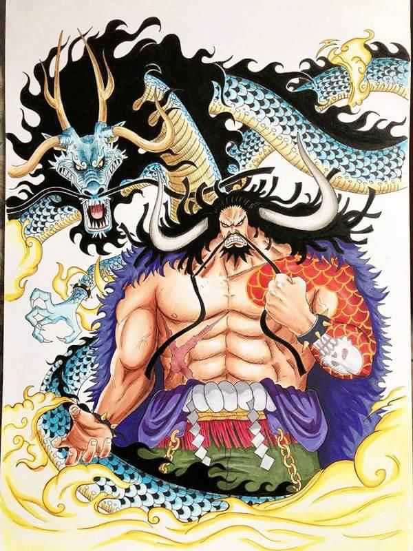 海贼王第x话四皇海贼王(漫画)怎么看四皇凯多的恶魔果实为鱼鱼果实?