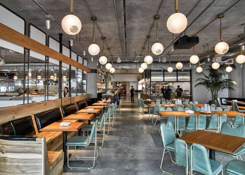 dropbox的工业风食堂