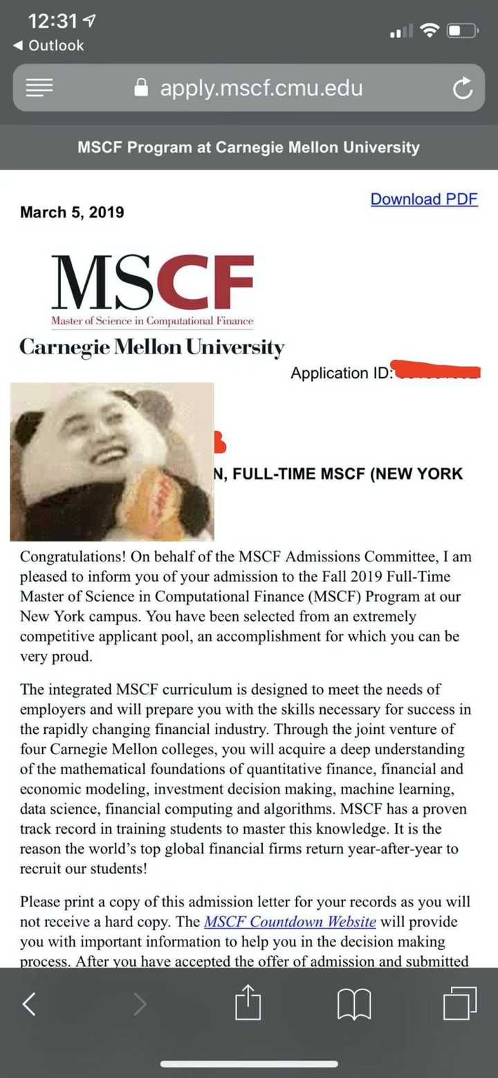 卡耐基梅隆大学（CMU) 的计算机金融硕士（ MSCF) 的项目特点以及申请难度有多大？ - 知乎