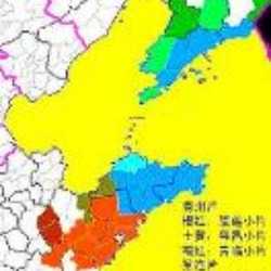 范围涵盖青岛,烟台,威海,大连,丹东及营口等城市,方言特征为胶辽官话