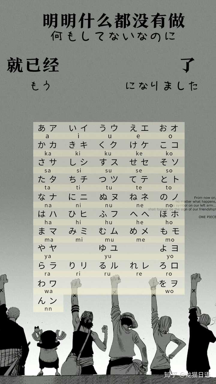 五十音图壁纸 五十音图壁纸