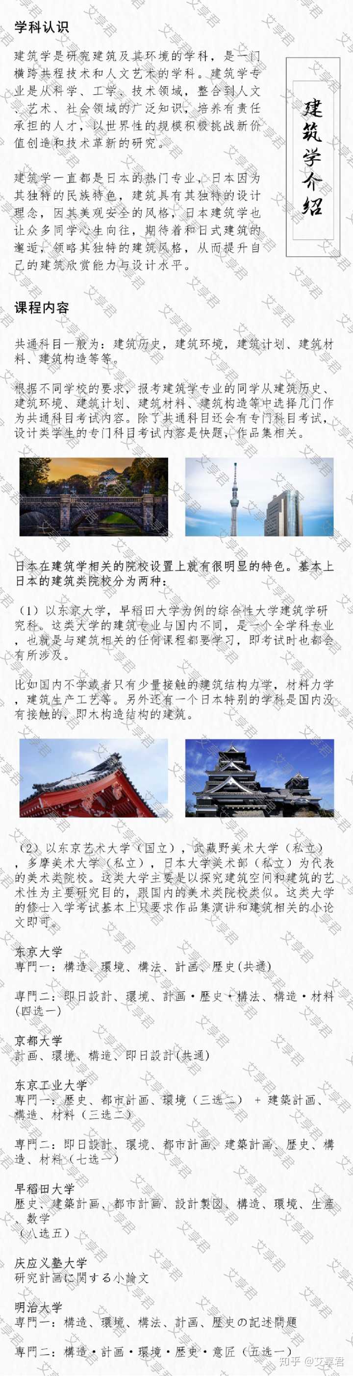 在日本读建筑是一种怎样的体验 知乎