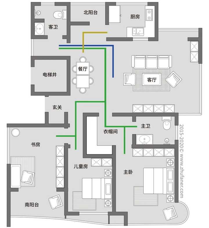 没有合理的动线规划,宝贵的空间只能成片浪费 咋办呢?