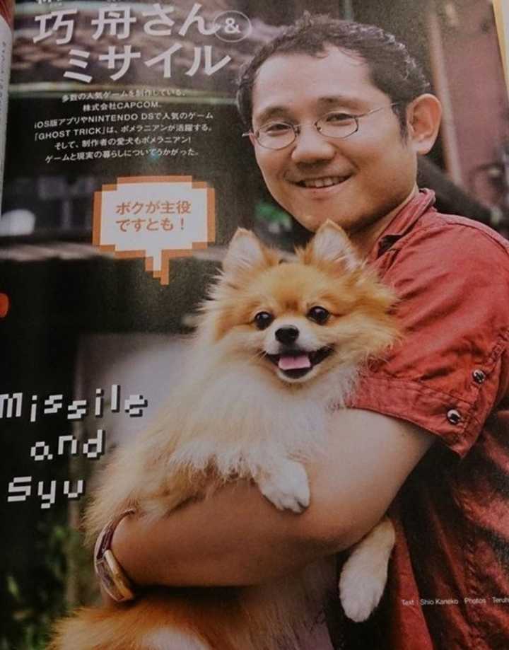 游戏里的狗狗导弹,是以制作人巧舟自己的爱犬为原型的.