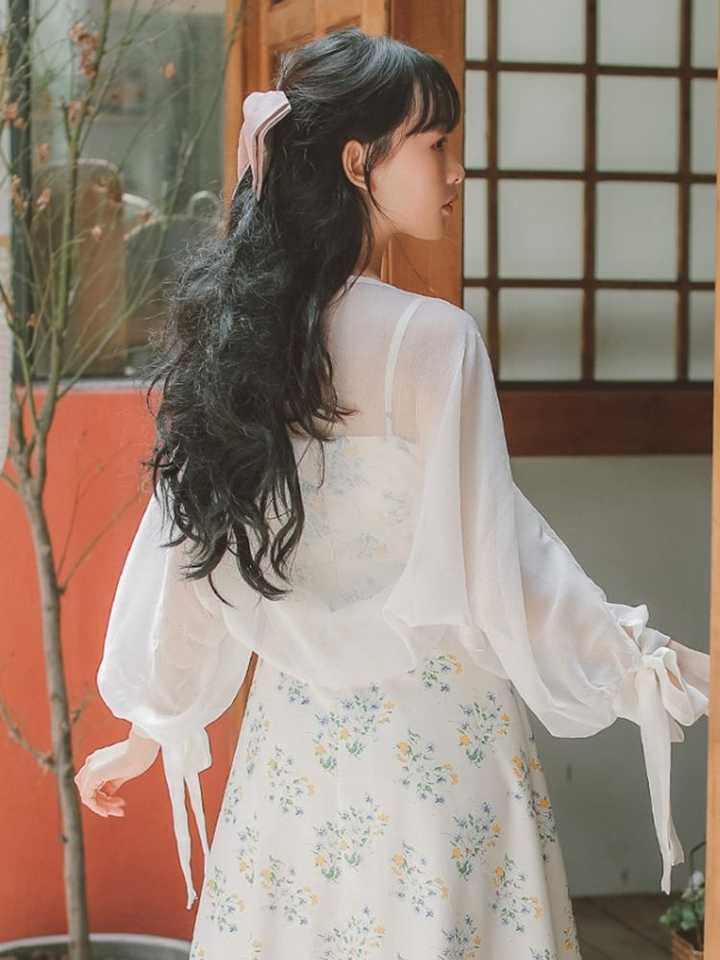 【🌷清純碎花】Flower Long Skirt main image 1