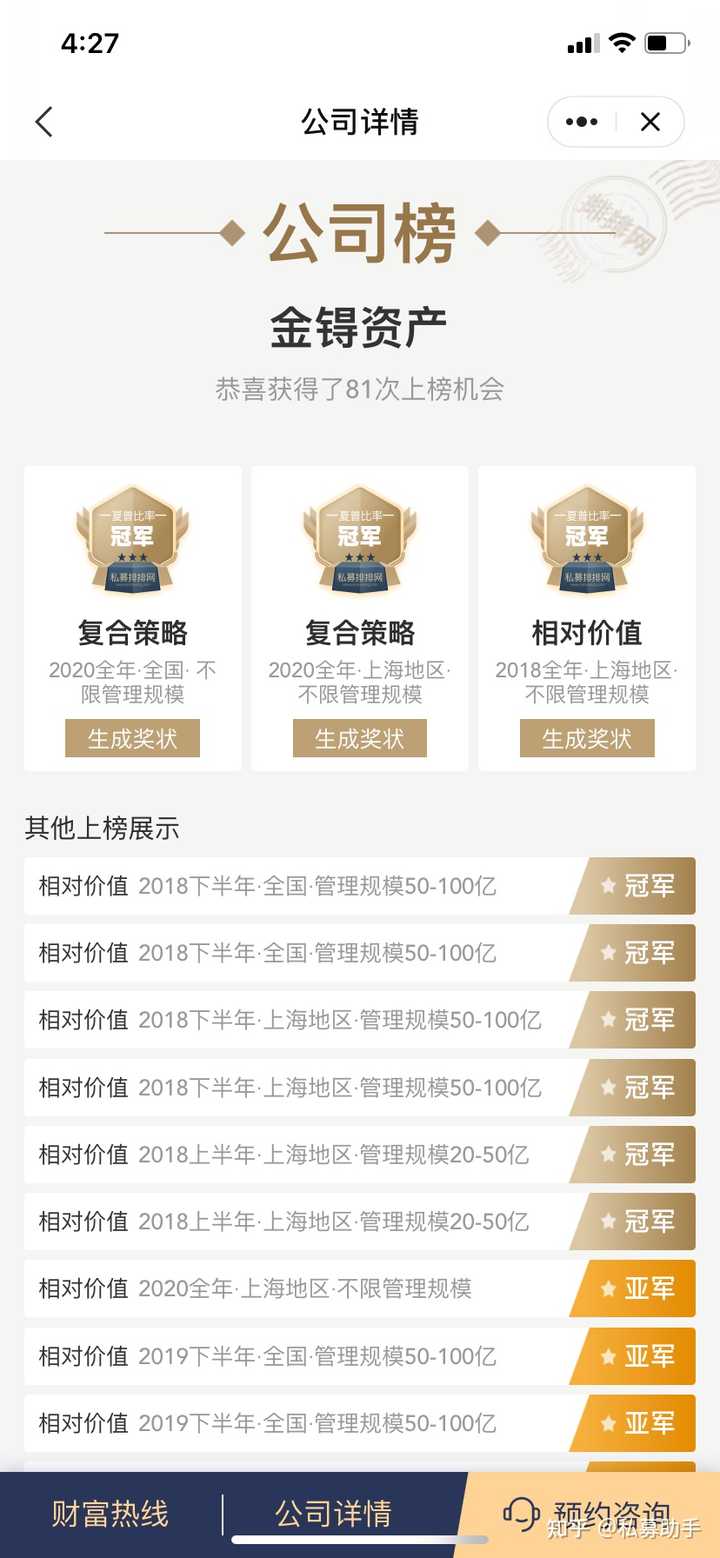 如何评价上海金锝资产管理有限公司及旗下的金锝系列产品？ - 知乎