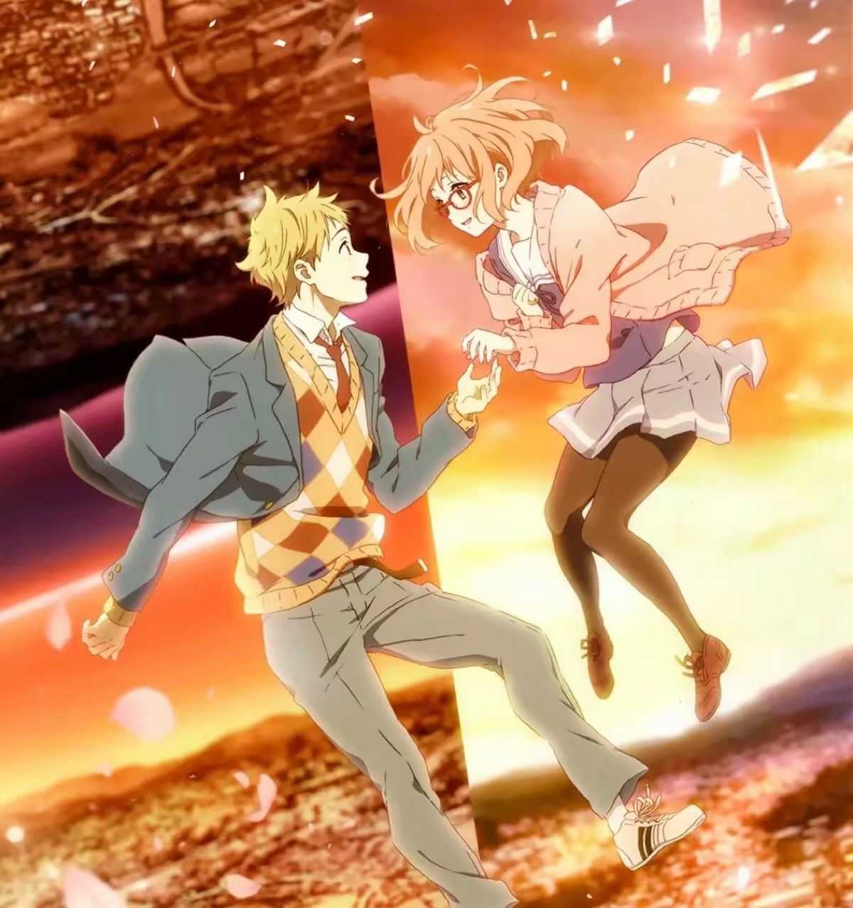 境界的彼方,和进击的巨人同时上的,当时据说是唯一没有被进击的巨人