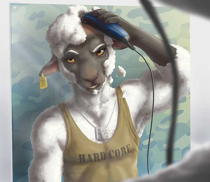 广义来讲,只要是拟人的动物都可以叫furry,所以其实喜羊羊也是兽人.