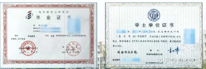 请问大家有通过小自考拿到本科毕业证和学位证的吗？