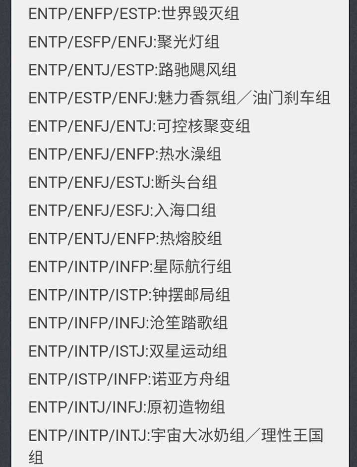 mbti16个人格的花名都是啥啊? - 知乎