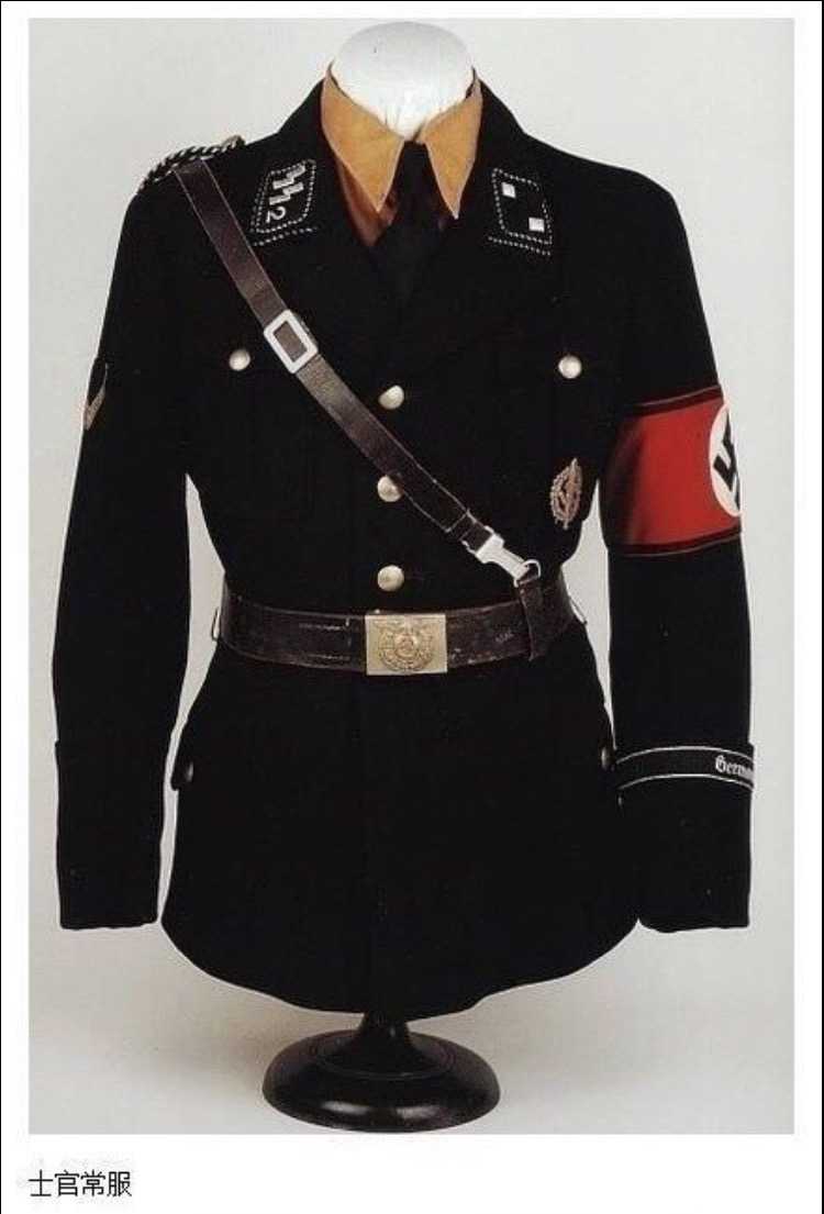 纳粹军装披风图片