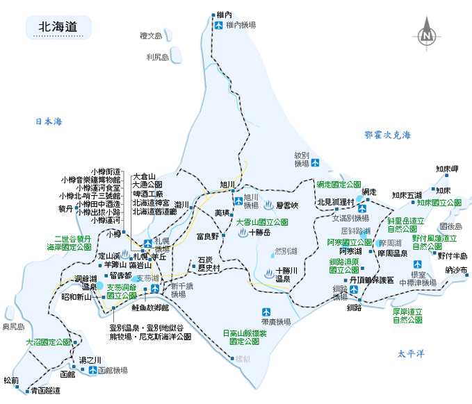 jr北海道线路图图片