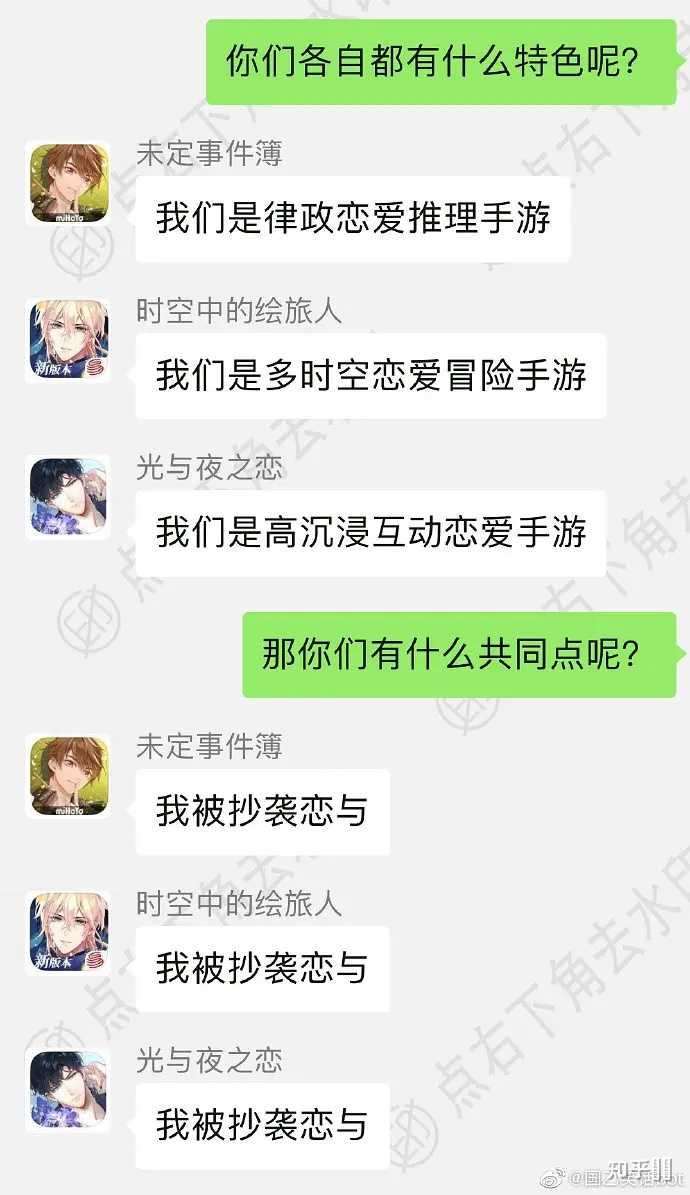 光与夜之恋 是否抄袭了 恋与制作人 知乎 光与夜之恋 是否抄袭了 恋与制作人 知乎