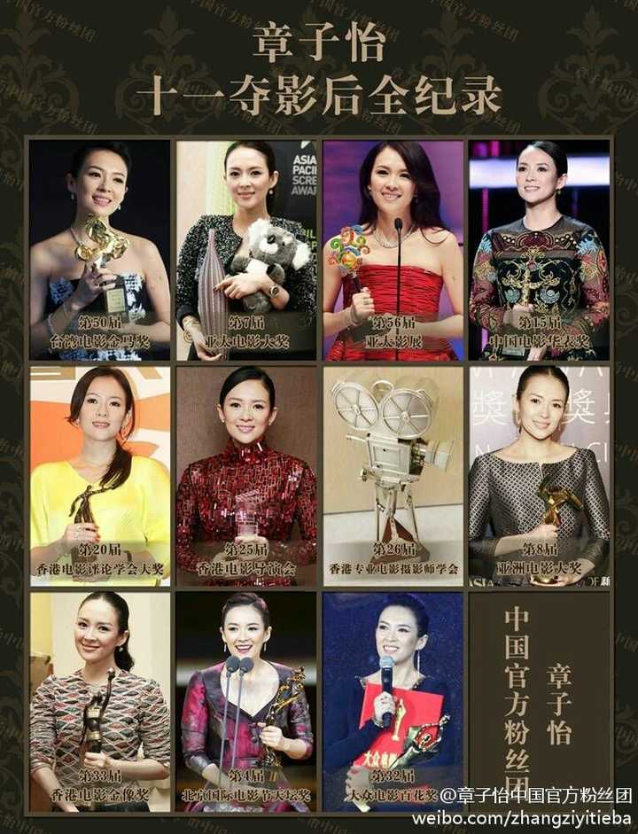 分别是第50届金马奖,第33届金像奖,第15届华表奖,第32届百花奖,第4届