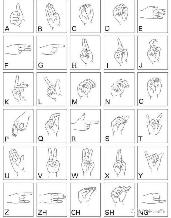 是用手语怎么表示图片
