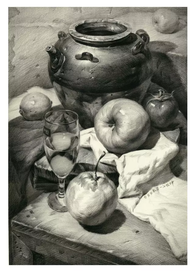 静物素描如何塑造?