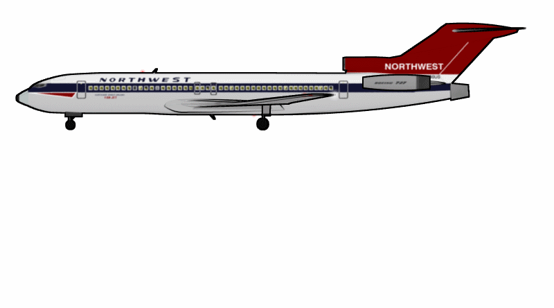 波音727简笔画图片